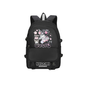 SPS BAGS#4022 Fashionable cute kuromi design 16inches backpack for KIDS large-capacity school bag popular for primary and secondary school students.