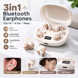 OWNNEW Tai nghe Bluetooth 6.0 Tai nghe nhét tai thiết kế ẩn Khử tiếng ồn Loại tai nghe bán trong tai. Tai nghe kẹp tai Có hộp sạc đi kèm. Tai nghe móc tai dành cho thể thao