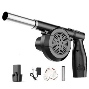 Handheld Wireless Electric Air Duster For PC Keyboard BBQ Metal Smelting Car Camping Outdoor Cooking Rechargeable Blower