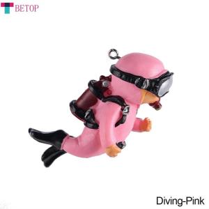 Teabelle 1pc Aquarium Accessories Simulated Diver Resin Floating Aquarium Ornaments Interesting Decor Fish Tank Landscaping Decoration Toy Pendant