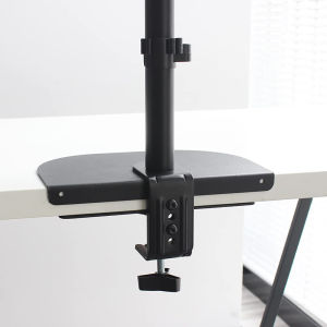 Monitor Mount Reinforcement Plate,Steel Bracket Plate for Thin Glass and Other Fragile Tabletop