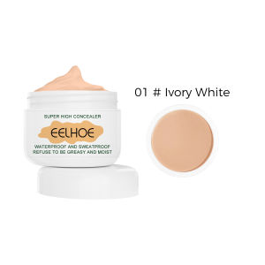 Eelhoe Full Coverage Face Concealer Cream Professional Long-Lasting Perfecting Body Foundation Camouflage Cream Soft Smooth Makeup Base Full Coverage Flawless Face Corrector Creams Skin Brighten Foundation Cosmetics(10g)