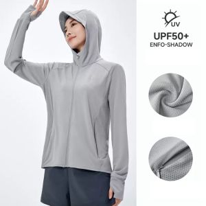 Camel outdoor womens anti-ultraviolet UPF 50+ thin jacket quick dry coat