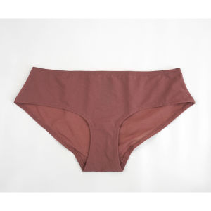 Celana Dalam Wanita Midi Motif Polos Bahan Ringan Elastis Pakaian Dalam / Underwear A9038