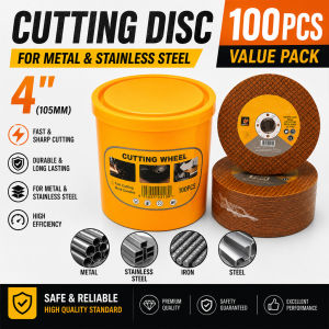 100PCS SUNRISE 4-Inch Cutting Disc for Metal & Stainless Steel - Durable Grinding Wheel Tool