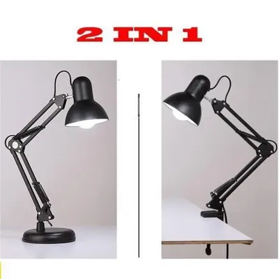 (Tặng kèm đế) Đèn học để bàn 2in1 đèn học để bàn pixar gấp gọn xoay 360 độ chống cận chống chói