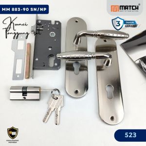 MATCH KUNCI TANGGUNG 20 CM | Handle Pintu Rumah Ukuran Tanggung Set Anak Kunci TERMURAH GARANSI 3 TAHUN / MM 90
