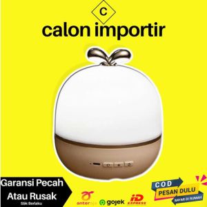 Speaker Bluetooth 2in1 Lampu Tidur Proyektor Antariksa Bass Portable Estetik Mini Robot Remote Cod