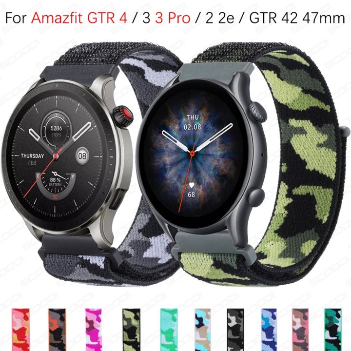 Camouflage Nylon strap For Huami Amazfit GTR GTR Pro