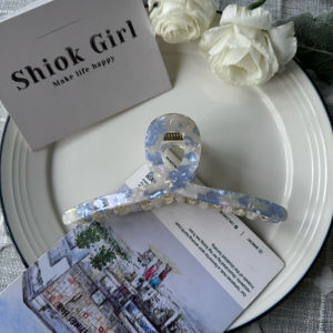[Singapore] Premium Quality Cross Clips Acetate Acrylic Hair Claw Clip Korean Style Hair Clip Girl’s Hair Accessories