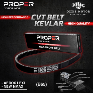 PROPER RACING LINE VANBELT VBELT KEVLAR PROPER RACING LINE MATIC YAMAHA AEROX LEXI NEW NMAX B65 VANBELT RACING