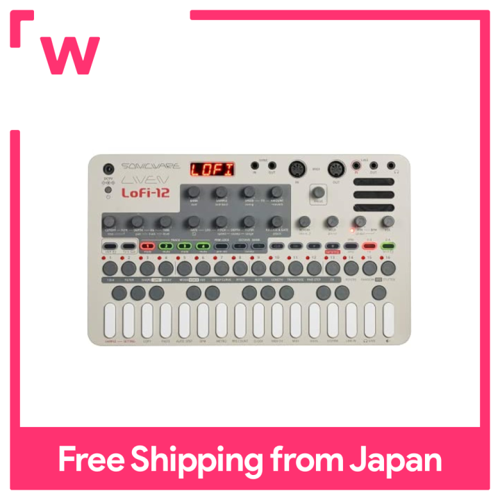 SONICWARE LIVEN Lofi-12 [Lofi Sampling Groovebox] Retro Sampler - 12 ...