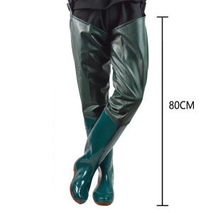 Sepatu Boot Pria Anti Air Karet 80cm Anti Keong Multifungsi Ideal untuk Sawah Tanah Lumpur Pertanian Ternak Kebun Nelayan Mancing