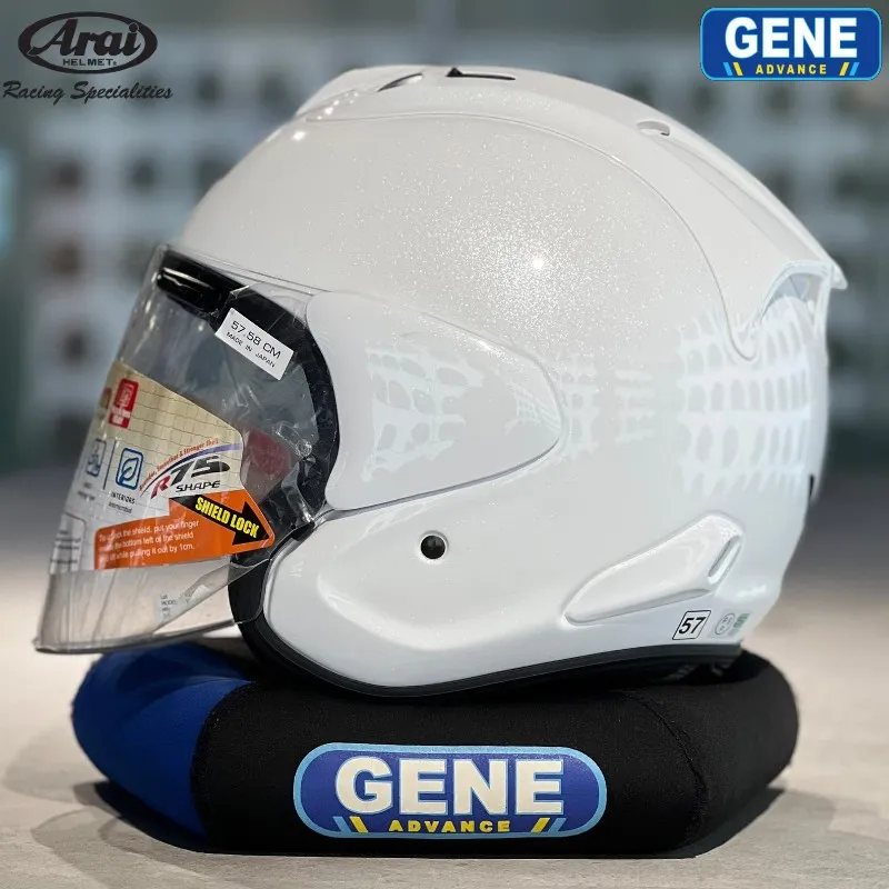 ARAI VZ RAM Glass White Open Face Jet Helmet 100% Original From