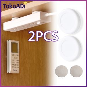 1SET/2PCS Magnet Perekat Remot AC Remot TV / Kait Gantungan Magnetik Multifungsi Untuk Dinding Kulka