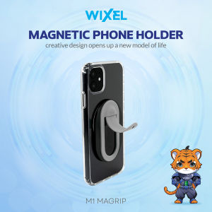WIXEL M1 Magrip Magnetic Phone Holder MagSafe Silicone 2 in 1 with Simple Car Holder Lobang AC Air Vent Magnet Ring Stand Iring I Ring Silikon