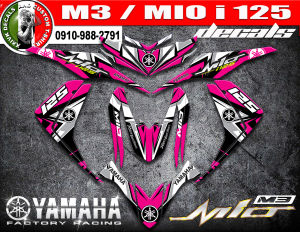 YAMAHA MIO i125 FULL DECALS / STICKER FOR MOTORCYCLE PARTS AND ACCESSORIES