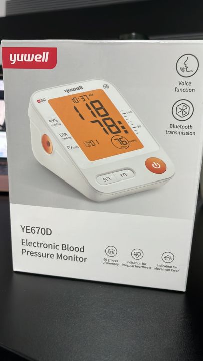 [SG Local Stocks] (English/Mandarin Voice Broadcasting) Yuwell YE670D ...