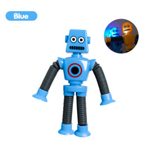 Payoe Mainan Anak Tabung Teleskopik Pop Tabung Fidget Toys Robot Tube Toys Telescopic Suction Cup Robot
