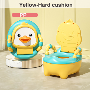 Salvo Duck Design Anti-Slip Baby Potty Trainer Seat With Backrest – Portable Urinal & Toilet Cover For Kids 3-6 Years Old