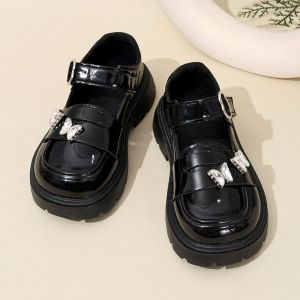 MODEL A62A66 Giày Búp Bê Đế Độn Cho Bé Gái 3-10 Tuổi Giày Lolita Da Bóng Siêu Nhẹ Giày Dép Cho Bé Gái Giày Đi Chơi Đi Tiệc