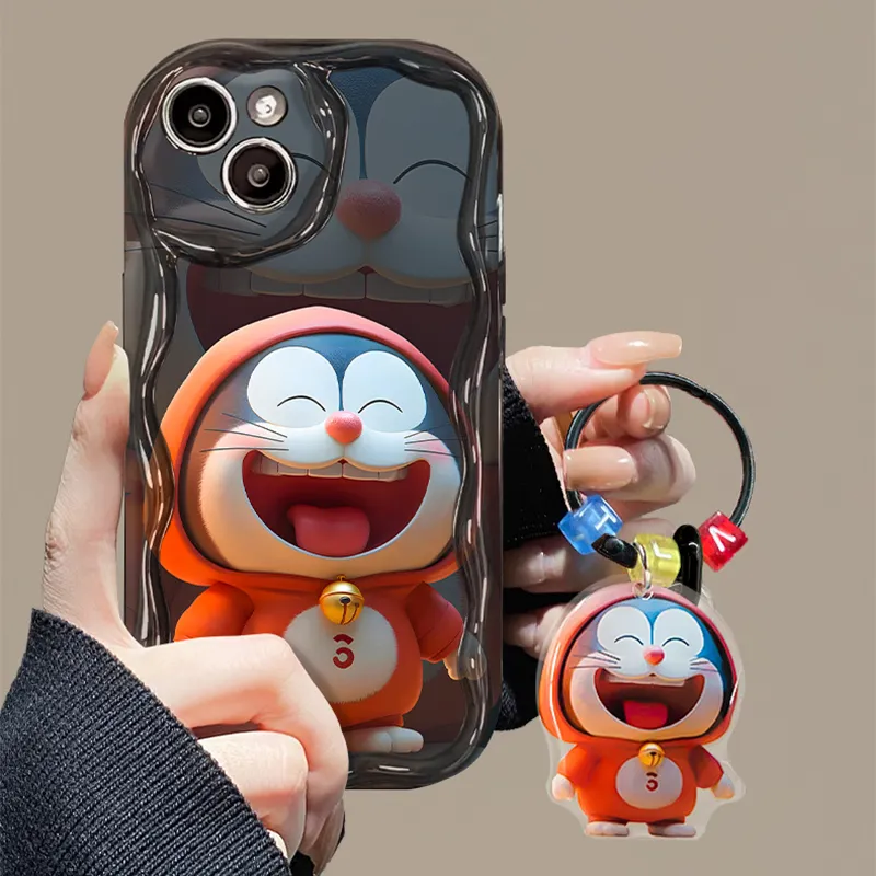 YiaMia Fashion Cute Cartoon Doraemon Phone Case For iPhone 14 Pro