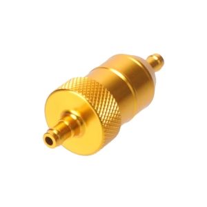 LUXELU Kích thước 8mm Bộ lọc nhiên liệu xăng Nhôm CNC Có thể tái sử dụng Bộ lọc nhiên liệu xe máy Nâng cấp hiệu suất Có thể làm sạch Bộ lọc nhiên liệu ATV dành cho xe máy ATV