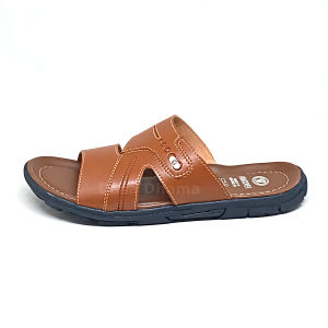 Sandal Kulit Pria Selop Sopan