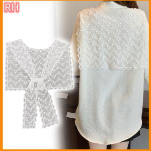 🔥🔥🔥ranghe Lace Crochet Hollow Collar Women Small Shawl Decorative Collar Women Clothes Accessories Detachable Collar