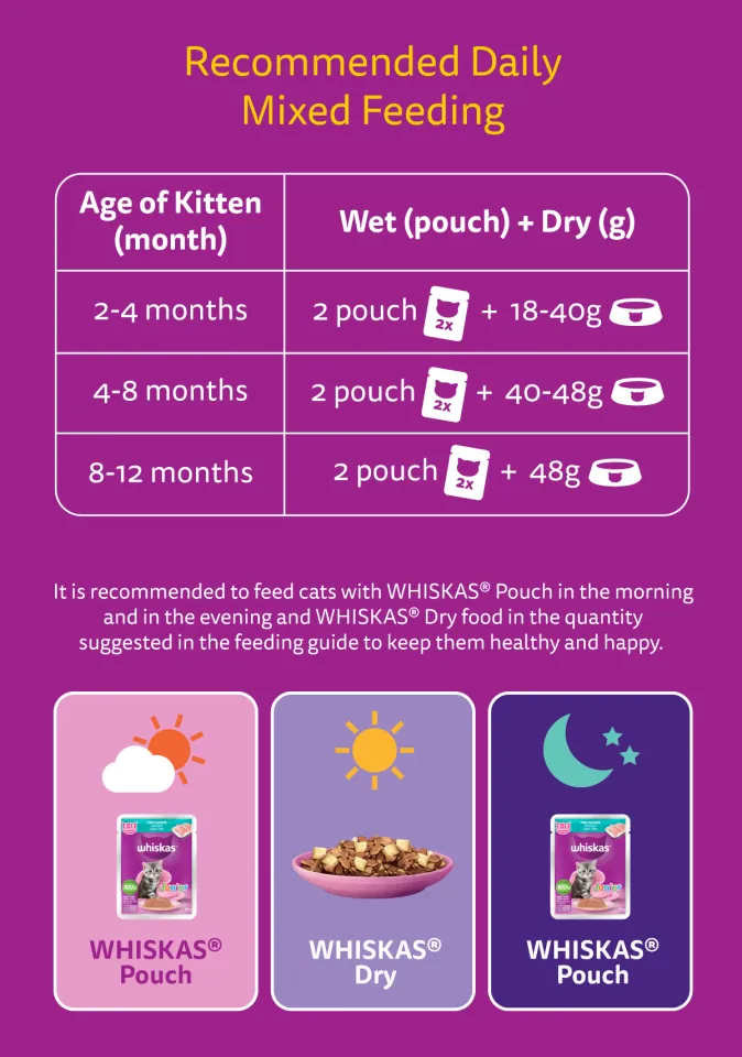 Whiskas Dry Junior Kitten Food Mackerel Ocean Fish Tuna