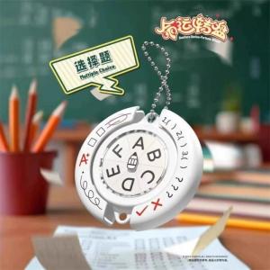 1Pcs Creative Novelty Fate Wheel Toy Collectible Figures Toys Keychain Gifts for Girls
