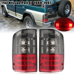1 pair car LED rear tail light for Nissan Patrol GQ Y60 GR 1987 1988 1989 1990 1991 1992 1993 1994 1995 1996 1997 ke lamp