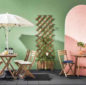 [Xuất Khẩu] Kệ gỗ treo cây ban công chung cư nhiều kích thước R60cmx C200cm - Hàng Rào Gỗ Treo Tường Cây Hoa Lá Trong Nhà Vườn Ngoài Trời - Kệ gỗ treo tường kệ trang trí giá gỗ thông treo tường trang trí ban công ngoại thấ