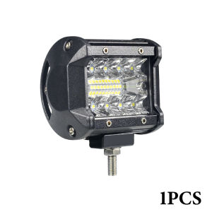 2 PCS Lampu Sorot Tembak Mobil Truk Cahaya Super Terang 60W 12V Cool Warna ganda (lampu putih + lampu kuning)