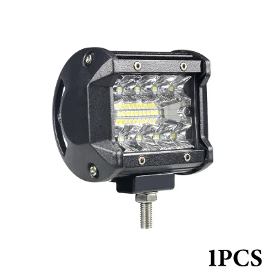 60W Lampu Tembak Sorot 12 Volt LED Bar CREE STROBO 20 Mata 2 Susun Motor Mobil High Grade
