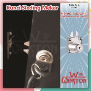 Kunci Mekar 106 Winston Seperti hafele Kunci Pintu Lemari Sliding puts