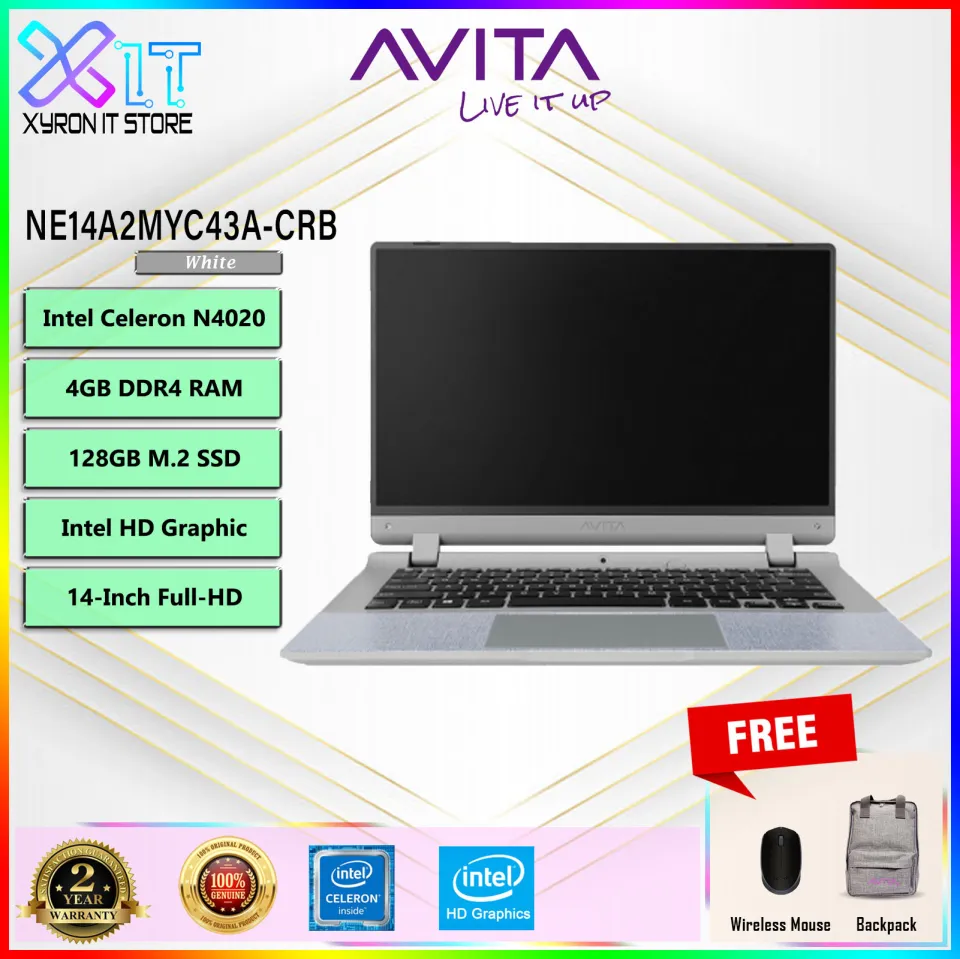 Avita Essential Laptop 14 Celeron N4020/4GB RAM/256GB SSD/14