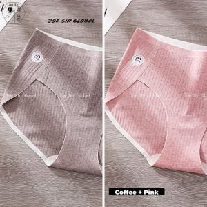 Joe Sir Plus Size Seamless High-Waist Panties - Anti-Bacterial Cotton for Women