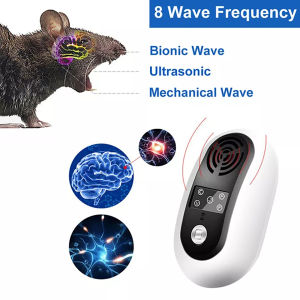 TOP SELLING!! 2025 New Ultrasonic Pest Control Electric Mosquito killer mousetrap Anti Mosquito Repellent Insect Repeller Rejector for Mouse Mole Flies Cockroach Rat Bug Rejection Hous