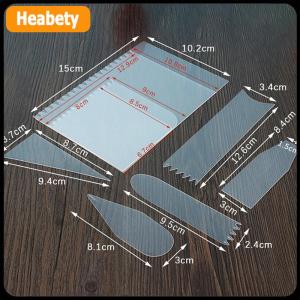 【2-3 days delivery】 9 Pcs Cake Scraper Cream Spatula Cake Cutter Pastry Mold Baking Decorating Tools