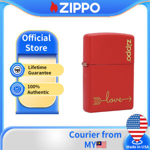 Zippo Love Design Red Matte Pocket Lighter | Zippo 233-084068