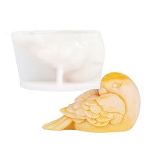 Flexible Silicone Mousse Cake Mold Realistic Parrot Shape Chocolate Baking Mould Bakeware for Parties and Celebration