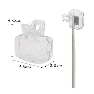 Household Toothbrush Storage Clip Portable Travel Toothbrush Dust Protection Cap Storage Box Portable Toothbrush Head Protection Cover