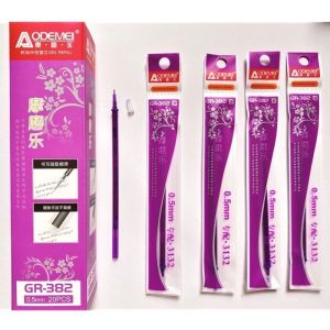 Hộp Gồm 20 Ruột Bút Bôi Xoá Được Aodemei Loại Tốt Mực Xanh/Tím