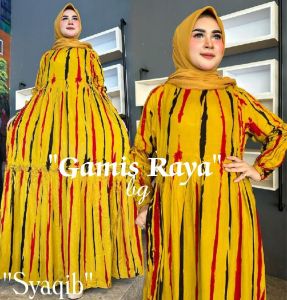 BG COLLECTION RAYA "READYSTOK SIAP KIRIM" GAMIS RAYA TWILL PREMIUM SIZE " S M L XL XXL "