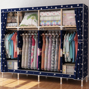 Almari Baju Rak Baju Clothes Organization Storage Rack Cabinet Cloth wardrobe Wardrobe rack