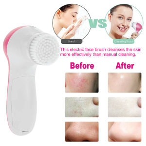 5 in 1 Facial Cleansing Massager Face Cleansing Brush Dead Skin Pore Exfoliator / Berus Pencuci Muka