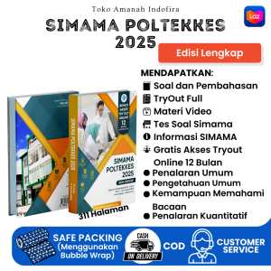 Buku Terbaru SIMAMA POLTEKKES (Edisi Lengkap & Edisi Hemat) Sesuai Dengan Kisi" Terbaru SIMAMA + Gratis Akses Online
