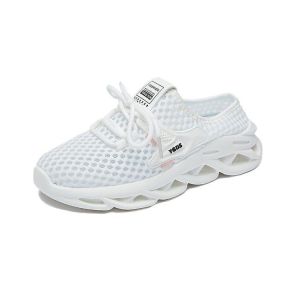 WYN Sneakers  Slop Tinggi 3cm Black Green White Yellow 36-40 Sandal Wanita Fashion Shoes Korea KG2844