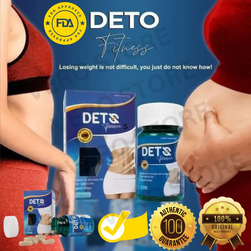 DETO Original Fitness Slimming Capsules {30 Capsules} Manage Your Weight  and Get Fit Quickly